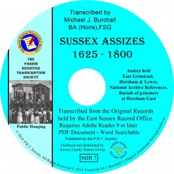 Sussex Assize Records 1625-1800
